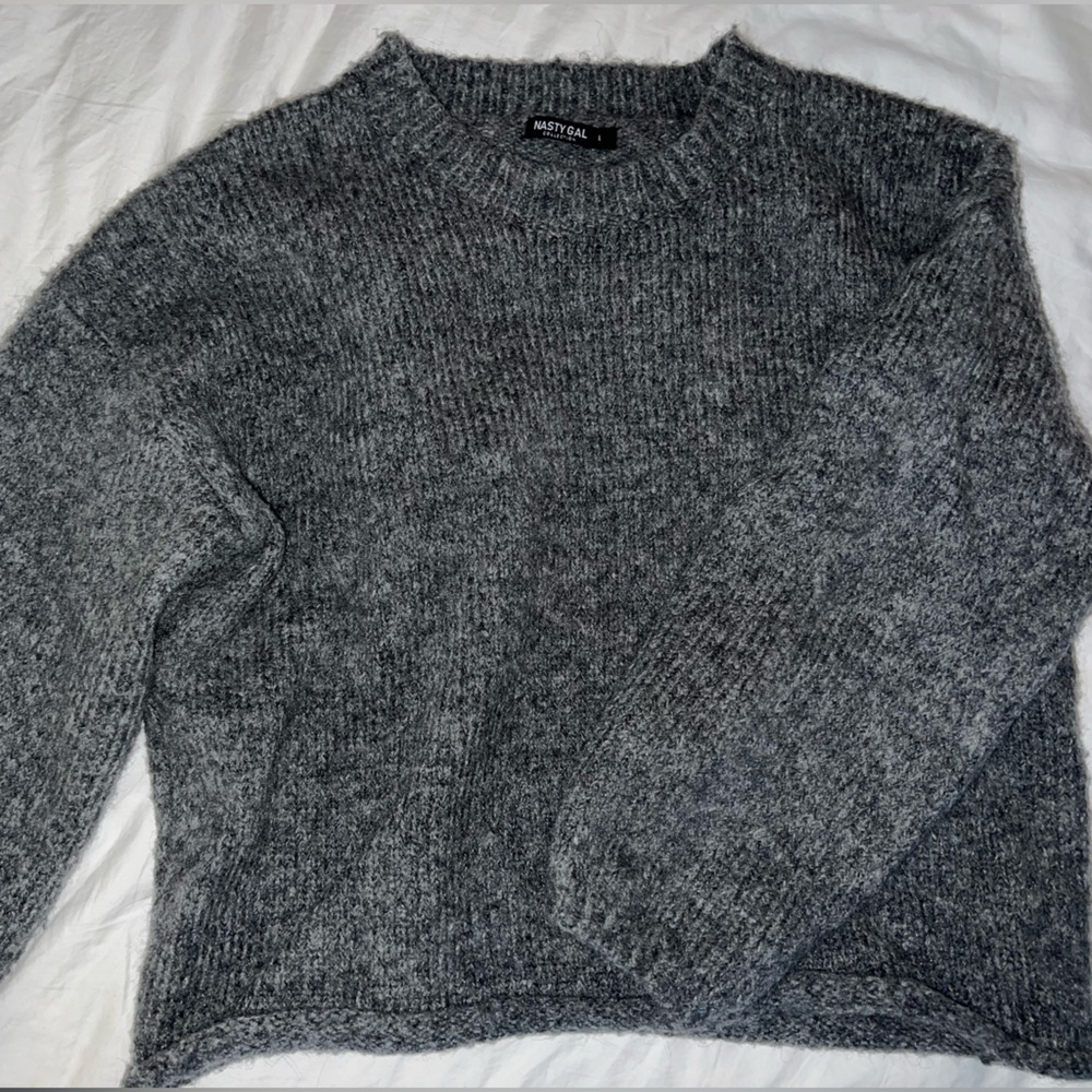 Cozy Wooly Gray Sweater